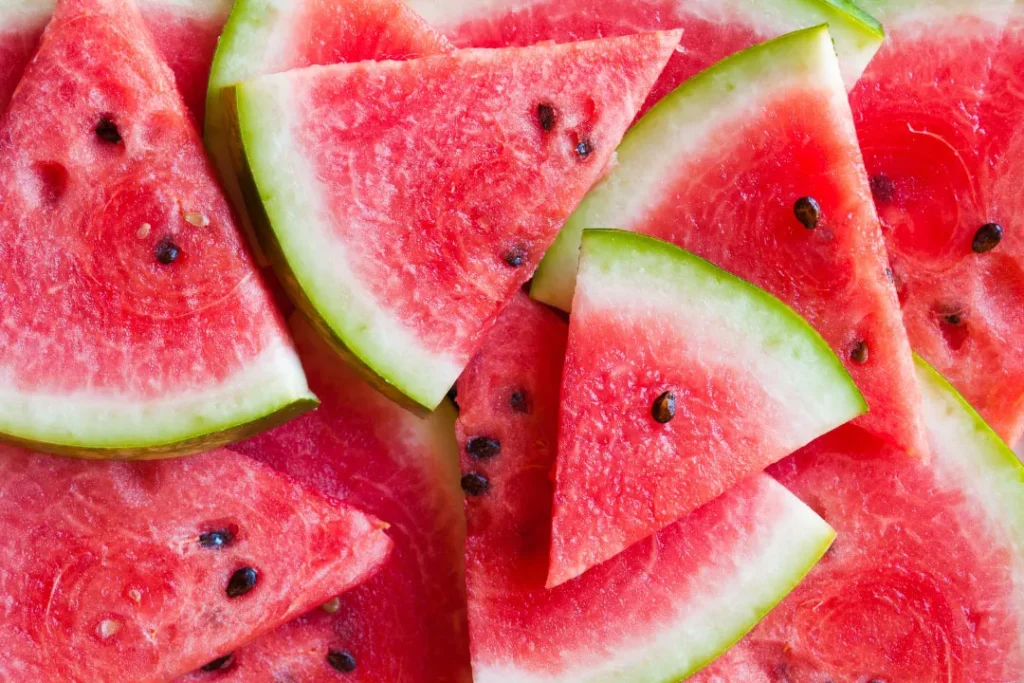 slices  of watermelon