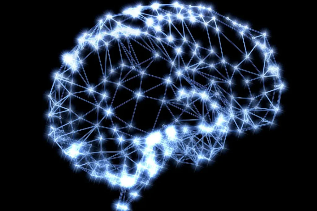 digital art of the human brain