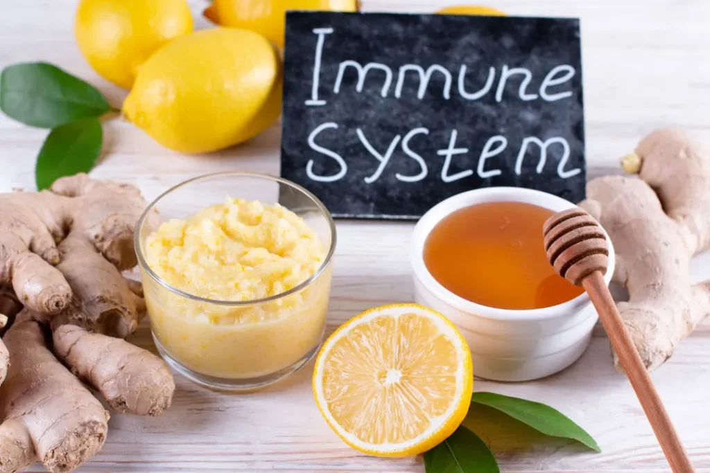 lemon ginger and honey for immune boost