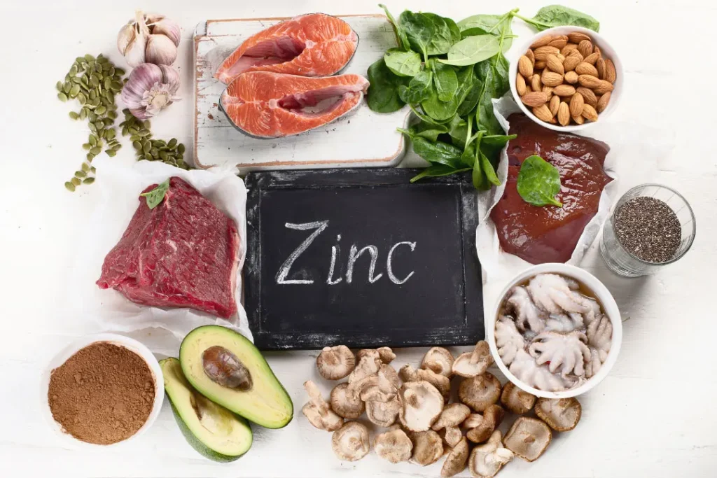 food that contain high zinc