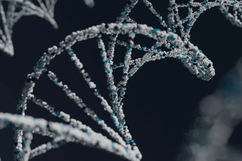 DNA structure digital artwork