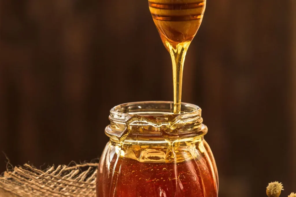 Honey is beneficial for human health.