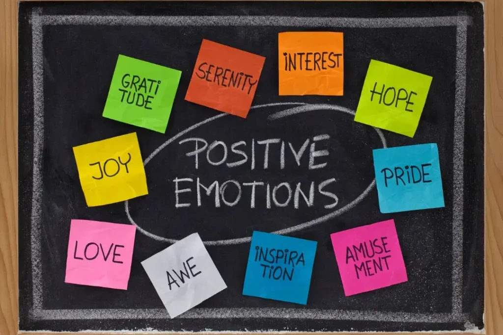 Points for positive emotions. 