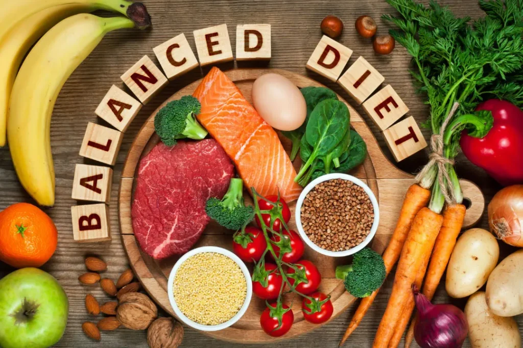 concept of balanced diet