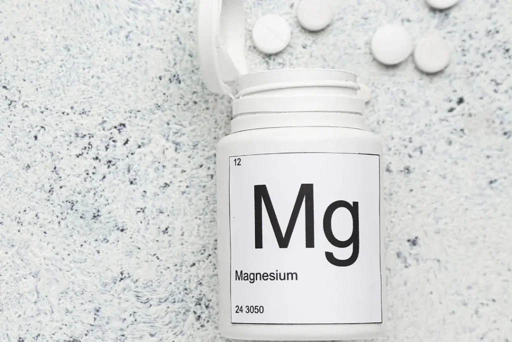 Magnesium supplements. 