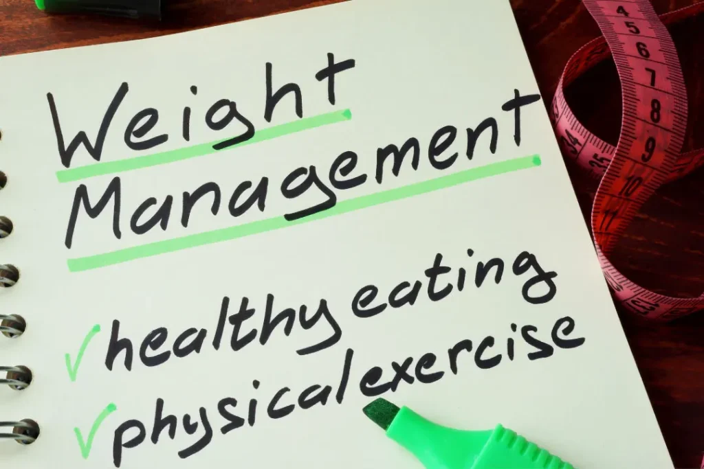 Tips for weight management. 