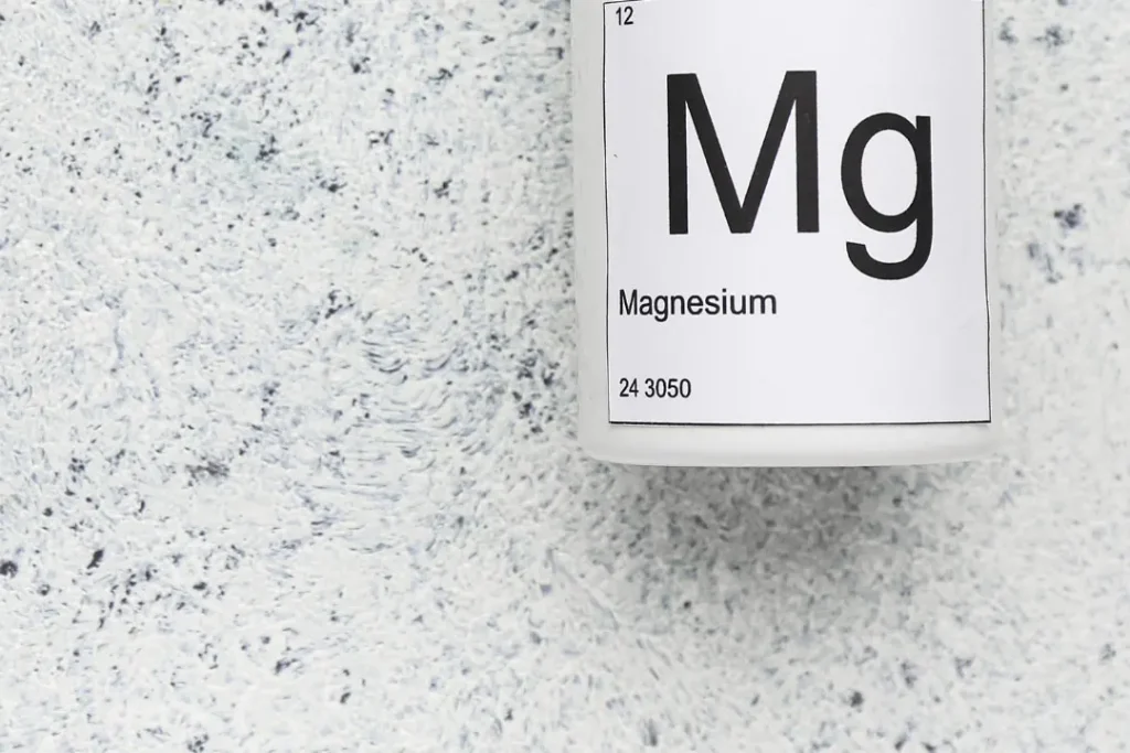 Magnesium symbol. 