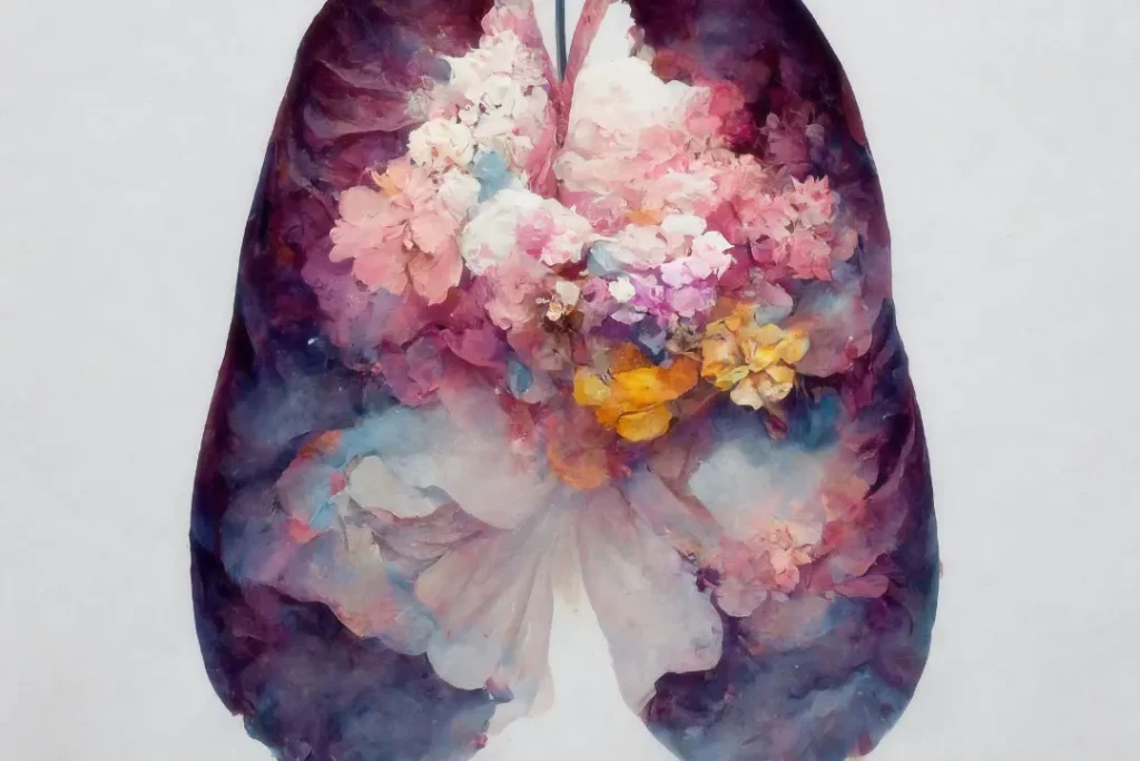 Healthy lungs. 