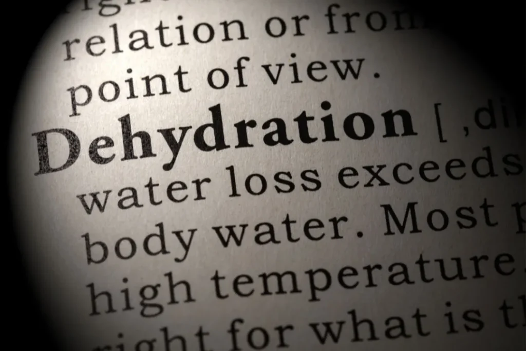 Dehydration. 