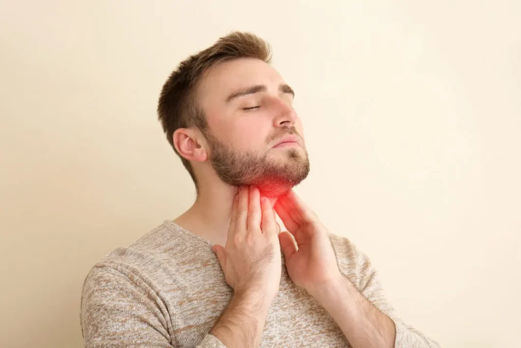 Thyroid gland issues.