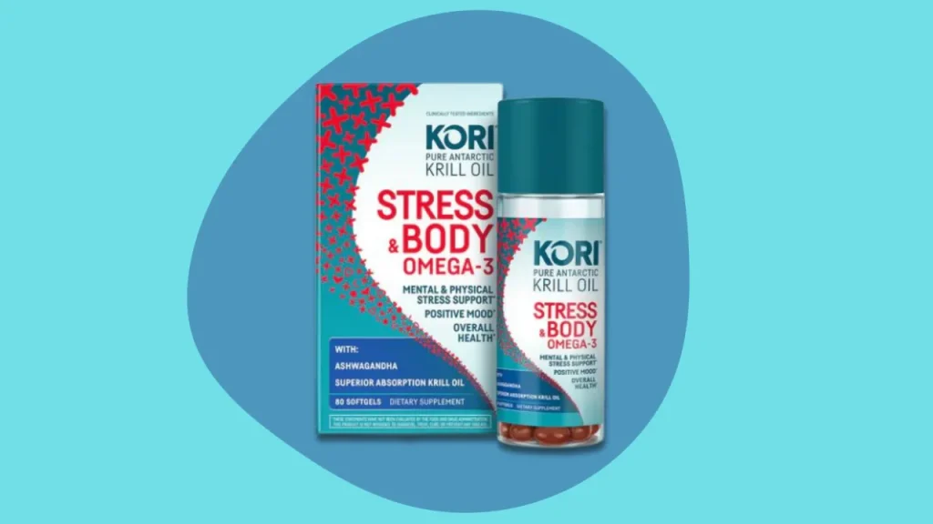 Kori Krill Oil Stress and Body Ashwagandha + Omega-3