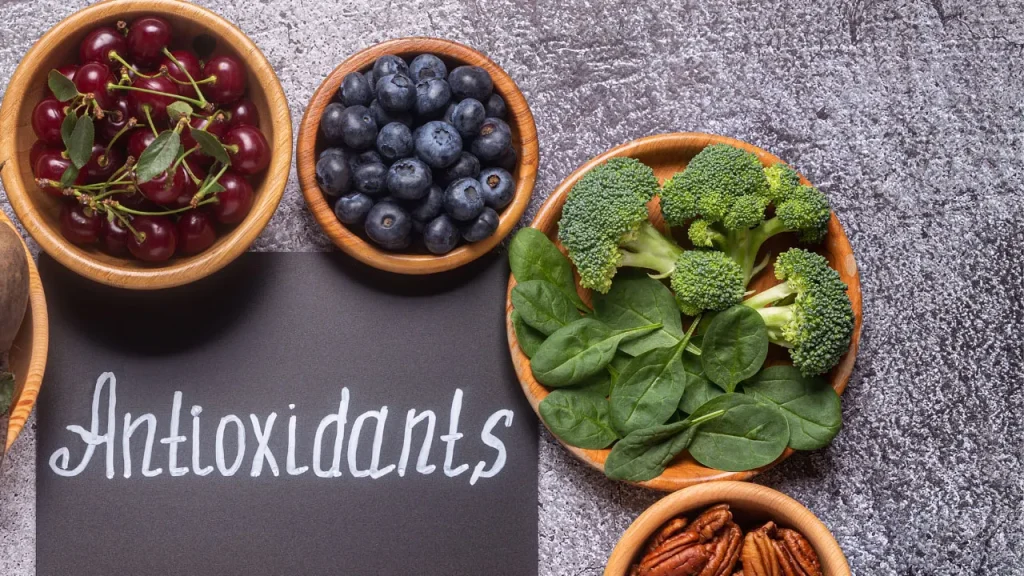 Antioxidant food sources. 
