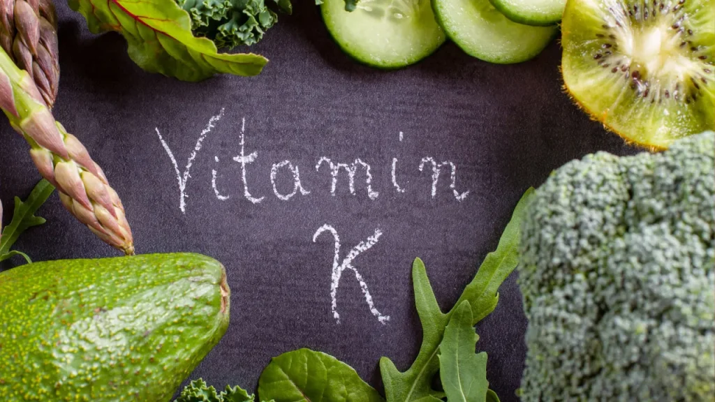 Vitamin K food sources. 