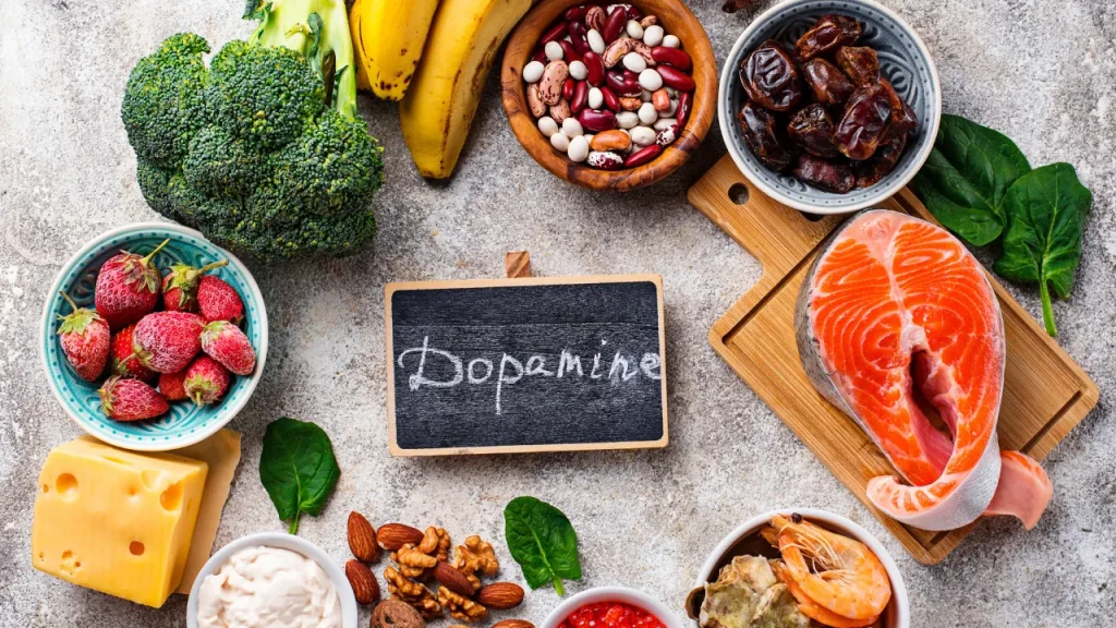 Dopamine rich food items. 