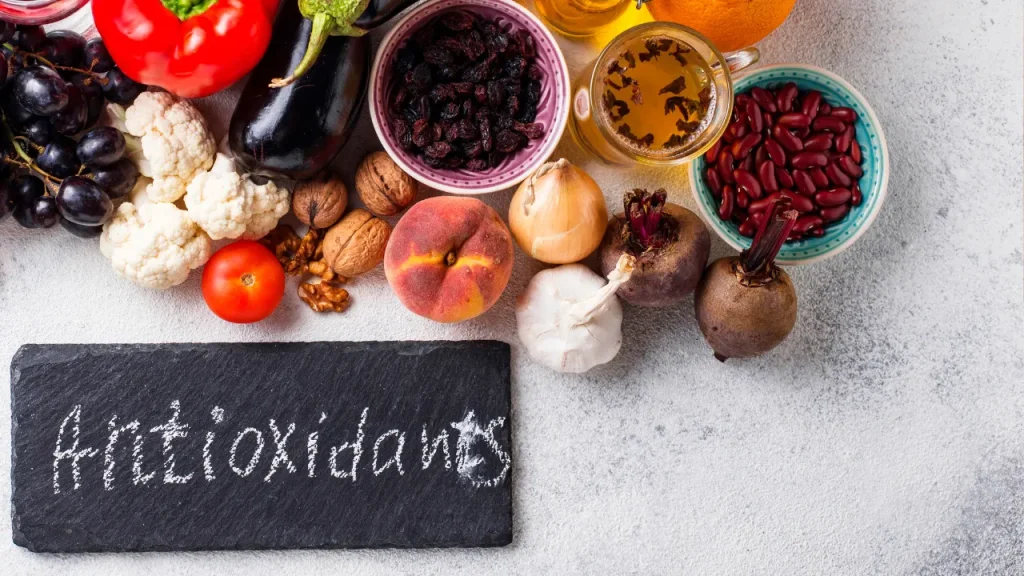 Antioxidant food items. 