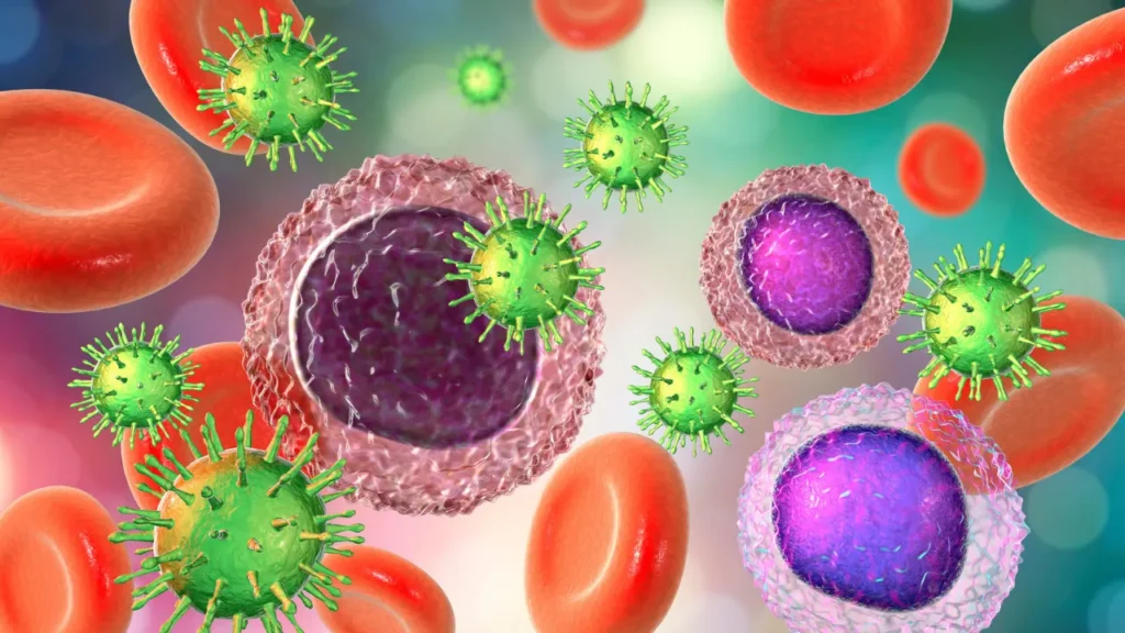Immune cells.