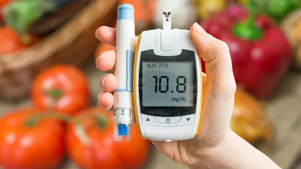 Machine foe measuring diabetes. 