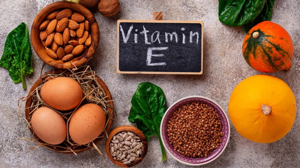 Vitamin E food items. 