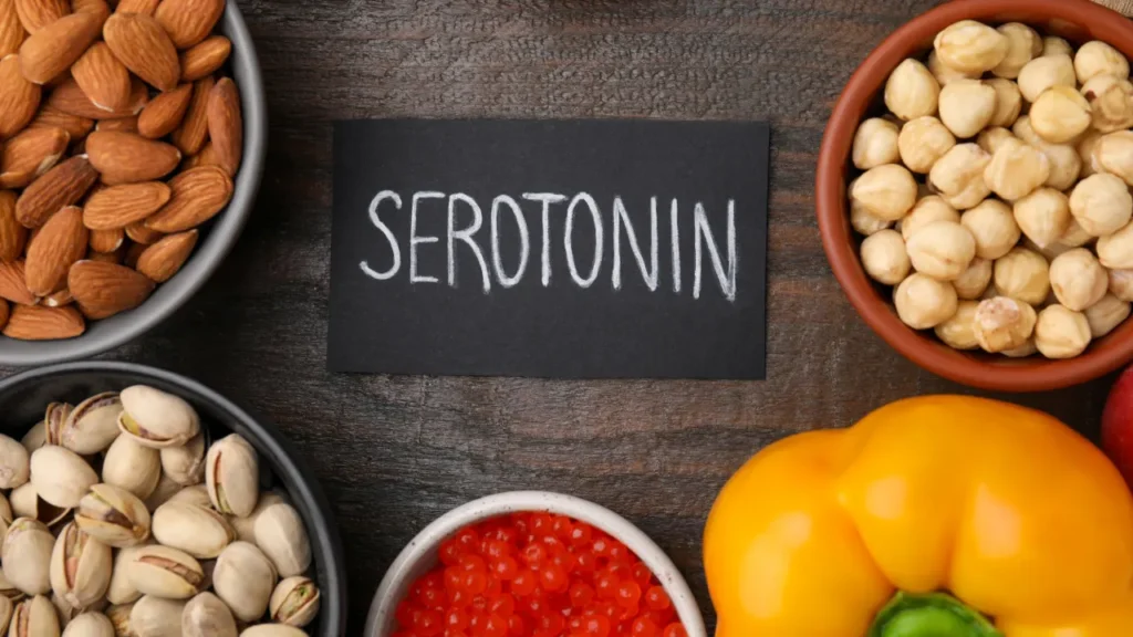 Food items rich in serotonin. 