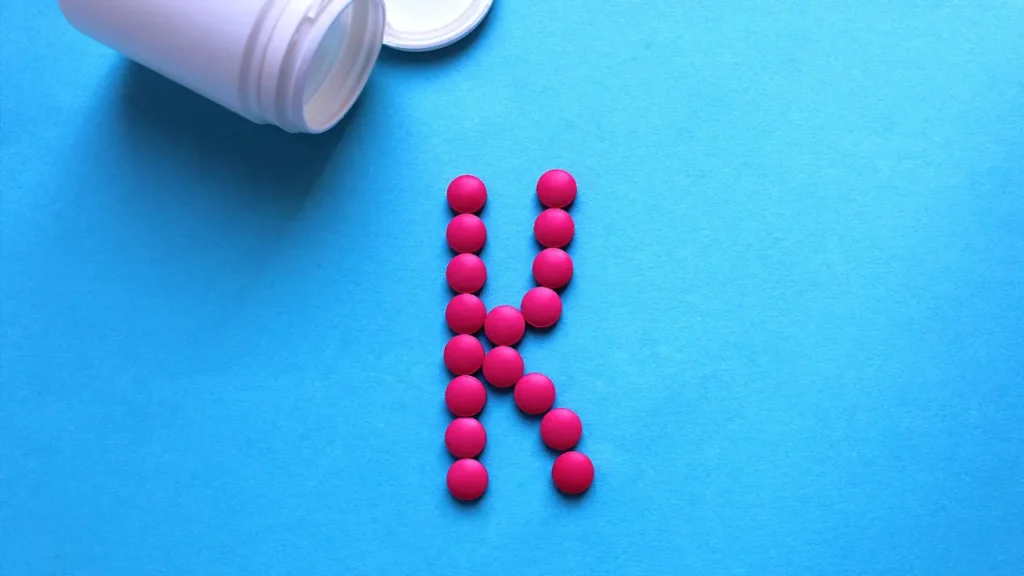 Vitamin K supplements. 