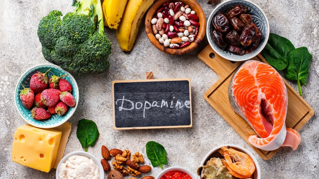 Dopamine rich food items. 