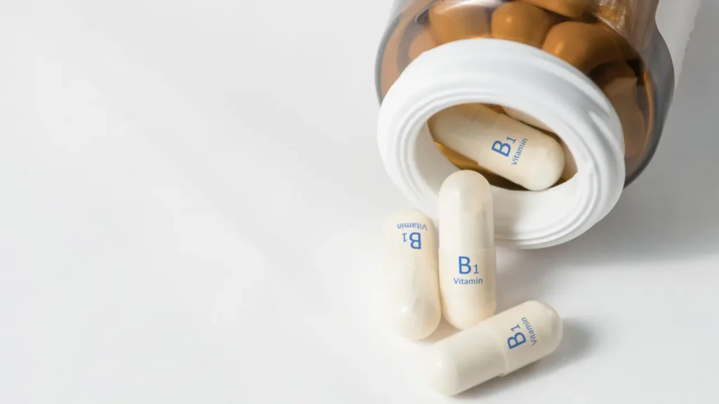 Vitamin B1 supplements. 