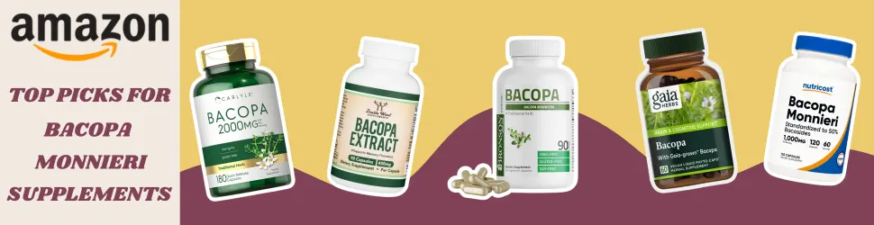 Promote Learning, Retention, and Mental Clarity with Premium Bacopa Monnieri—Buy Now on Amazon!