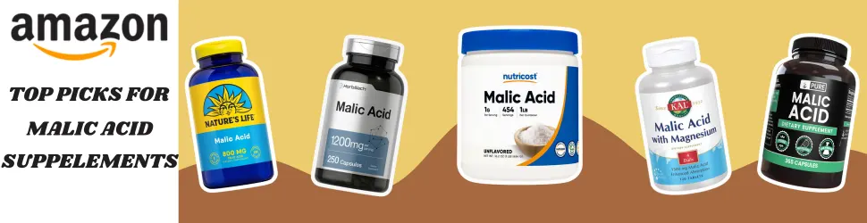 Experience Improved Energy Levels and Cognitive Wellness with Malic Acid Supplements—Buy Now on Amazon!