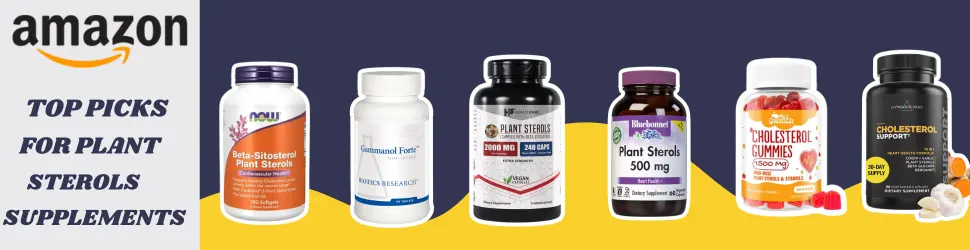 Plant Sterol Supplements for Cholesterol Control and Brain Function—Discover Amazon’s Best Deals Now!