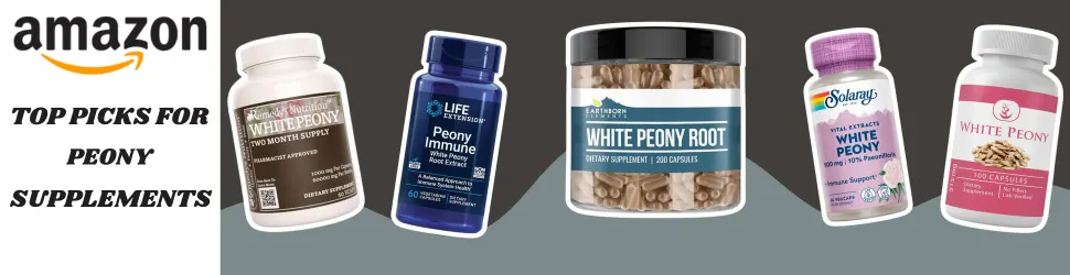 Support Cognitive Health and Emotional Balance with Premium Peony Supplements—Shop Today on Amazon!