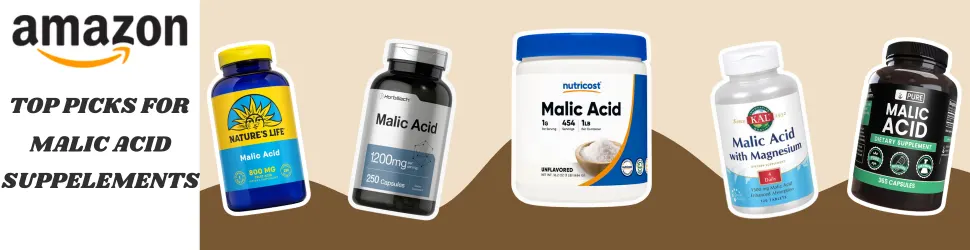 Support Energy Production and Enhance Mental Clarity with Malic Acid Supplements—Order Now on Amazon!