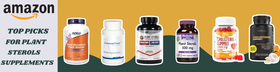 Support Healthy Cholesterol and Cognitive Health with Plant Sterol Supplements—Shop Amazon's Best Now!