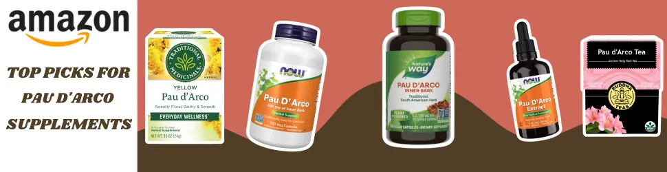 Support Healthy Skin and Improve Cognitive Agility with Pau D'Arco Tea and Supplements—Buy Now on Amazon!