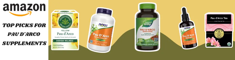 Promote Healthy Circulation and Brain Wellness with Pau D'Arco Tea and Supplements—Order Now on Amazon!