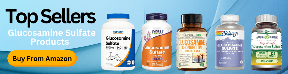 Glucosamine sulfate aids brain health and reduces inflammation in joints—Feel Balanced Inside and Out, Shop Now on Amazon!