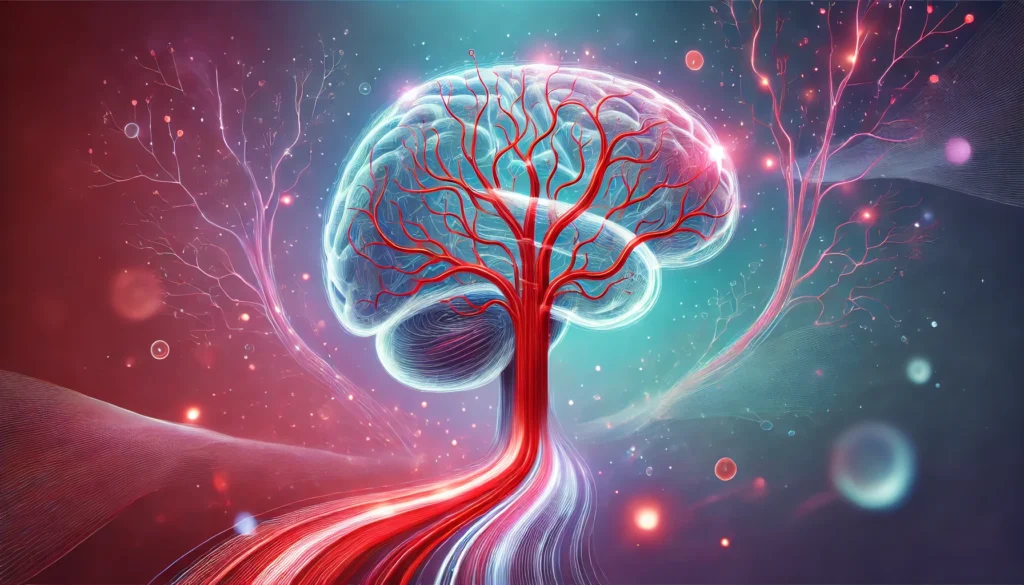 Healthy blood flow to the brain.