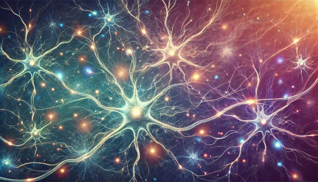 Healthy neuronal growth.
