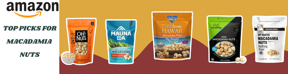 Macadamia Nuts promote brain health and emotional well-being with their rich nutrient profile—Shop Now on Amazon!