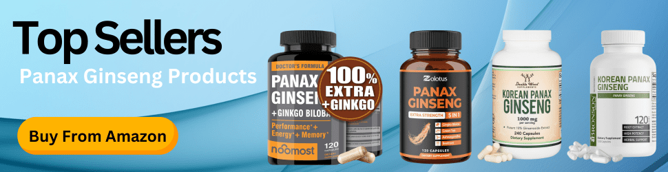 Panax Ginseng sharpens your brainpower and strengthens immunity—Smart Living Starts Here, Shop Today on Amazon!