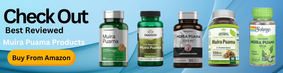Recharge your cognitive energy and promote sharper thinking with Muira Puama—Elevate your focus, Buy Today!