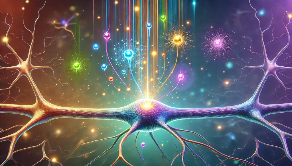 Healthy neurotransmitters found in human body.
