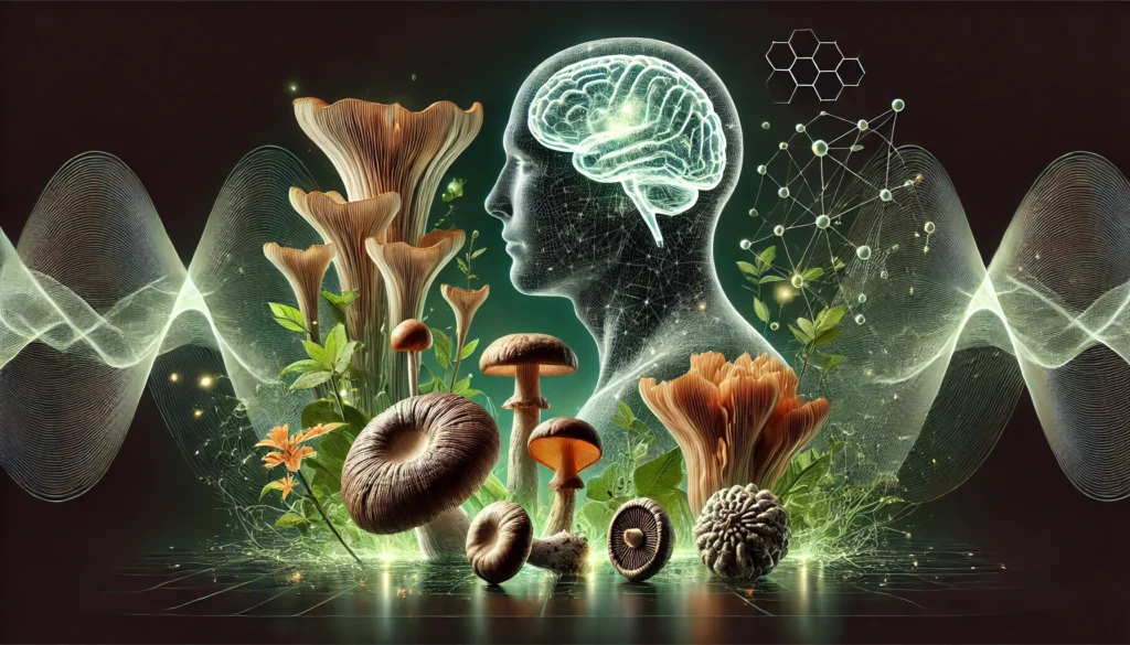 medicinal mushrooms as a natural supplement for brain health.