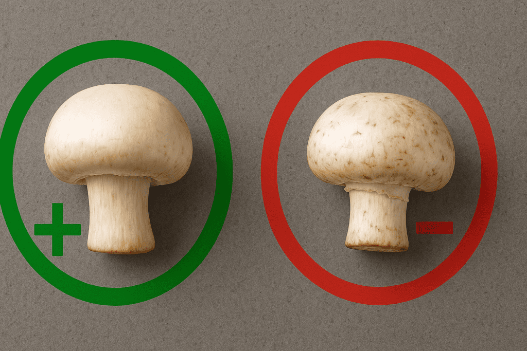 Assorted fresh mushrooms including portobello, button, cremini, oyster, and enoki mushrooms neatly arranged on a wooden cutting board, symbolizing the diversity of mushrooms for daily consumption.