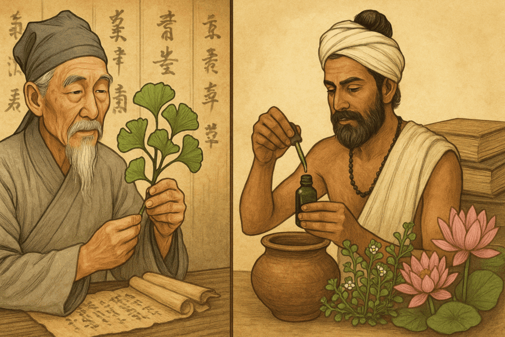 Herbal synergy of Ginkgo Bacopa and Bacopa Monnieri Ginkgo Biloba combinations supporting memory and cognitive health