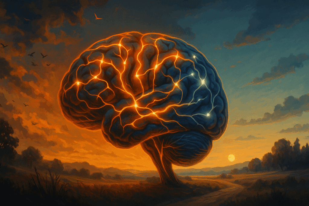 Herbal nootropics including Bacopa monnieri and Ginkgo biloba arranged on a wooden table, symbolizing the best herb for ADHD.