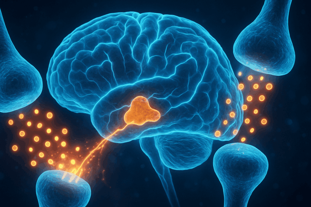  Neural synapses in a human brain showing acetylcholine activity and enzyme inhibition, illustrating how donepezil improves communication in dementia patients—supports the query: Does Donepezil Really Help with Dementia