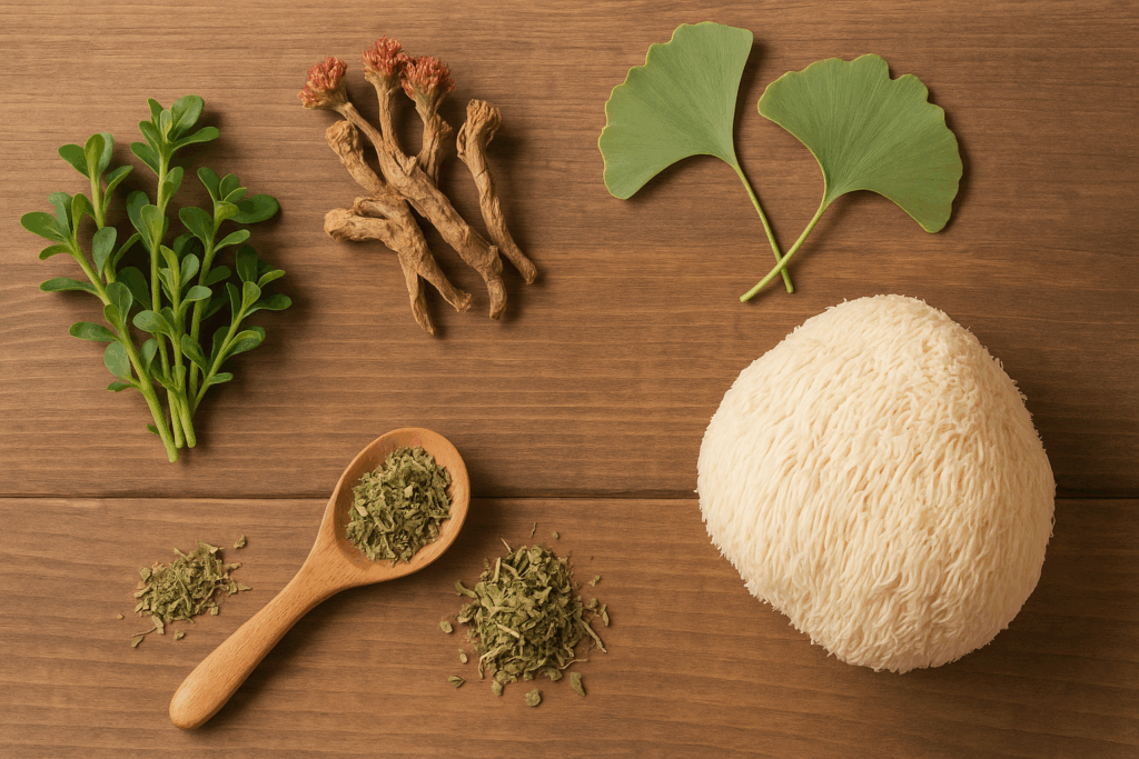 Young woman managing ADHD symptoms through natural remedies and brain-boosting foods, representing the Best Herb for ADHD Support approach.