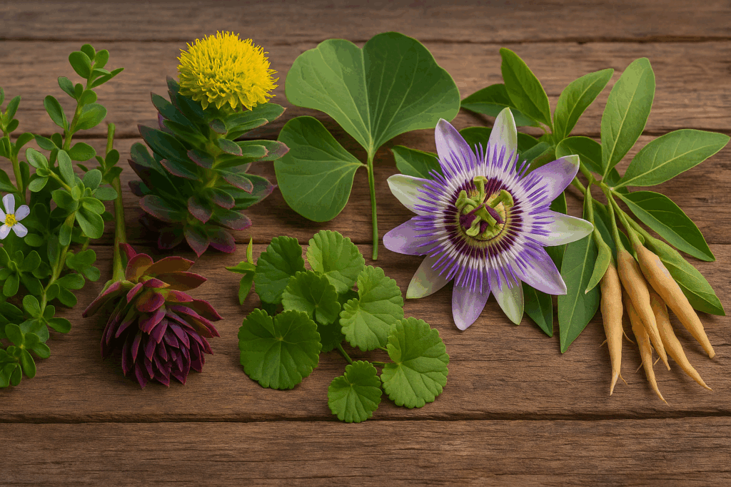 Close-up of Bacopa monnieri plants in full bloom, highlighting cognitive benefits supported by Top Herbs for ADHD in Women.