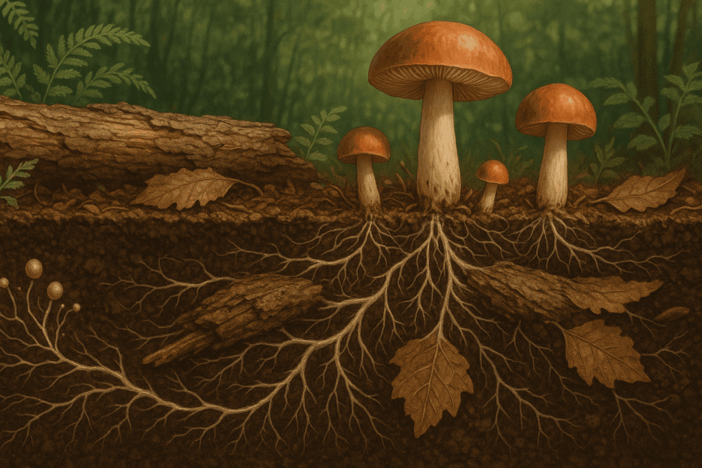 Visual comparison of young and mature Lion’s Mane mushrooms, illustrating differences in bioactive compounds and exploring what are mushrooms at various stages.