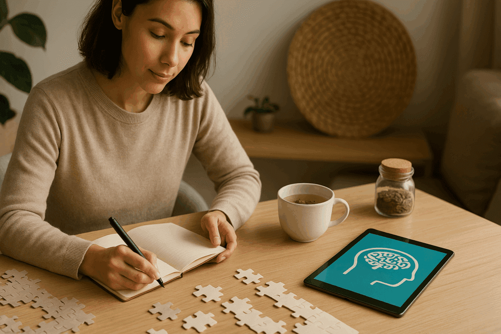 Holistic consultation showing personalized advice for choosing the best herb for ADHD in women.